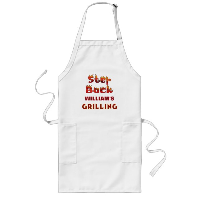 Step Back Customized Grilling Apron (Front)
