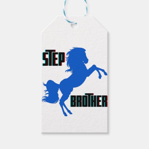 Step Brother Horse Rearing Gift Tags