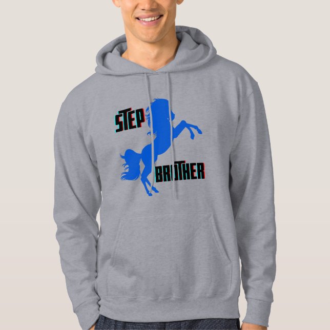 Step Brother Horse Rearing Hoodie (Front)