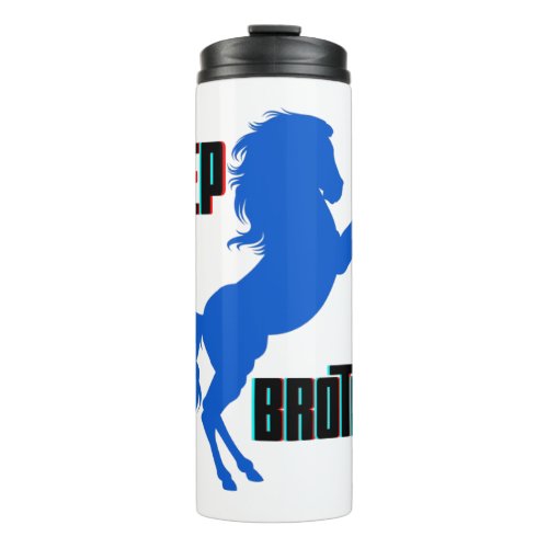 Step Brother Horse Rearing Thermal Tumbler