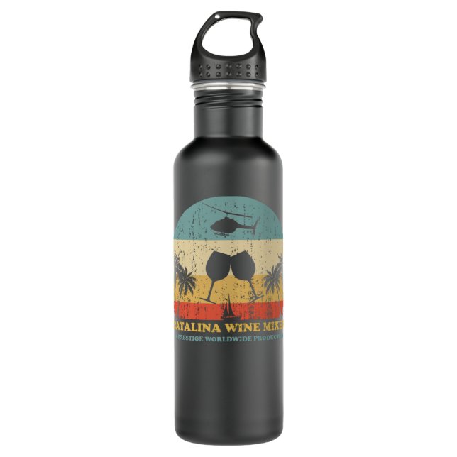 Step Brothers Catalina Wine Mixer - Catalina Wine  Stainless Steel Water Bottle (Front)