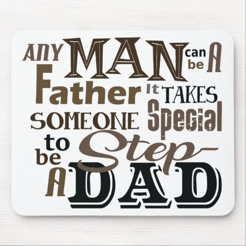Step Dad Best Father Day Mouse Pad