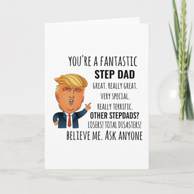 Step Dad Best Gift Card (Front)