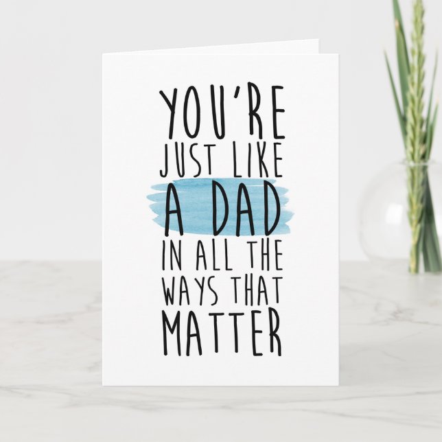 step dad father's day card (Front)