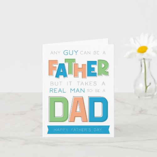 Step_Dad Stand_In Happy Fathers Day Card