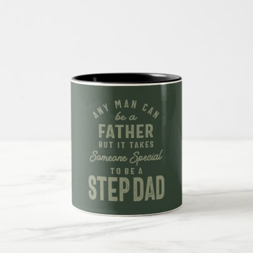 Step Dad _ The Special One _ Fathers Day Two_Tone Coffee Mug