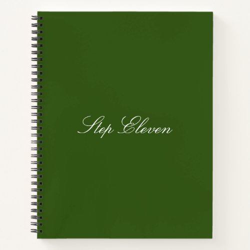 Step Eleven Notebook