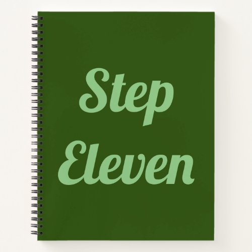 Step Eleven Notebook II