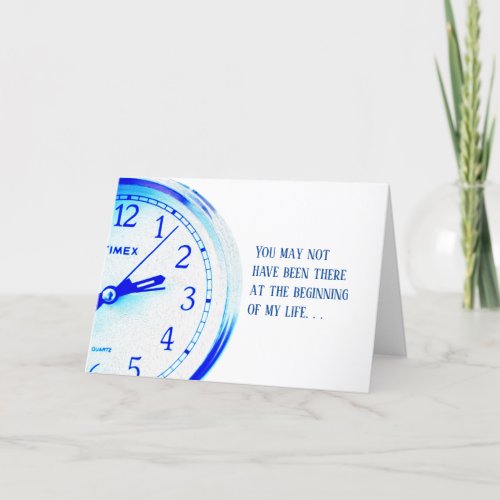 Step_Father Fathers Day Card _ Blue Clock