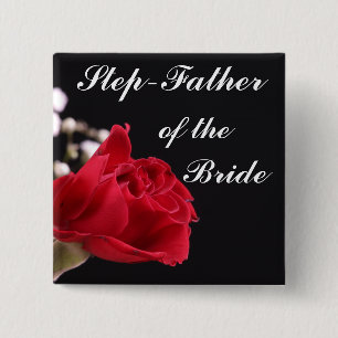 Step Father Of The Bride Button