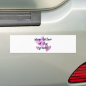 Step Father of the Groom Bumper Sticker (On Car)