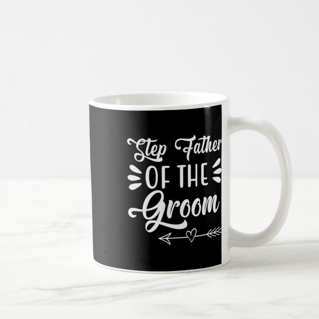 Step Father Of The Groom Wedding Party Family Brid Coffee Mug (Right)