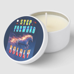 Step Forward Boldly Mini Candle Favors