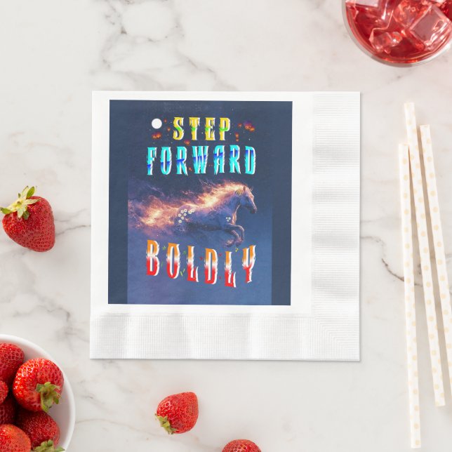 Step Forward Boldly Napkins (Insitu)