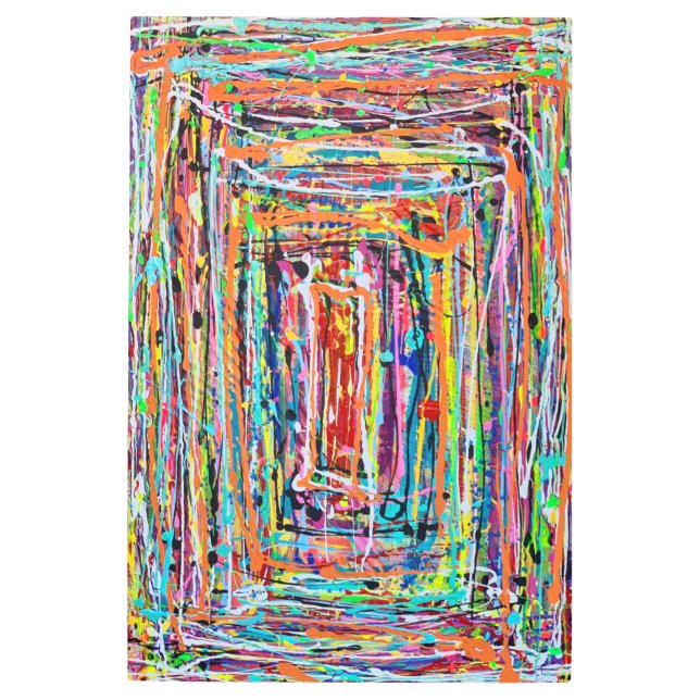 Step Inside 24 x 36 Metal Wall Art (Front)