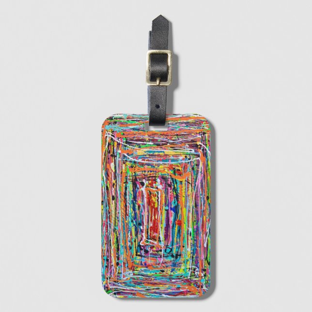 Step Inside Luggage Tag (Front Vertical)