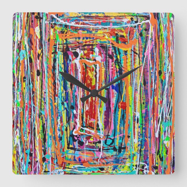 Step Inside Wall Clock (Front)