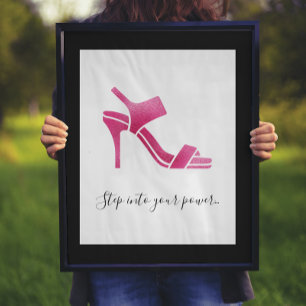 Step Into Power Inspirational Poster