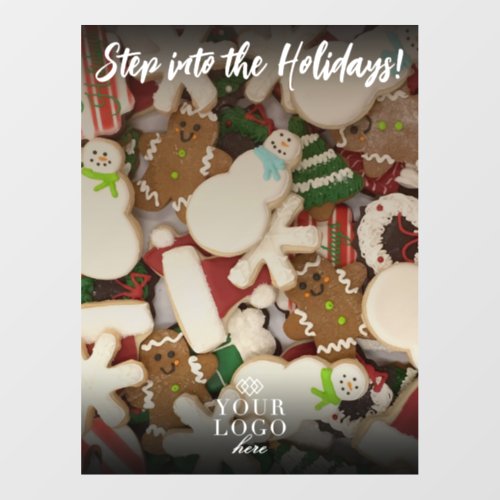 Step into the Holidays Christmas Cookies Floor Decals