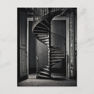 Step into the mystery with our vintage-inspired t- postcard