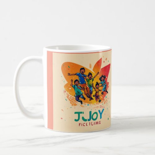 Step into the world of cinematic happiness with ou coffee mug