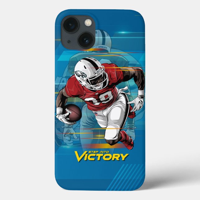 Step into Victory American Football |  Case-Mate iPhone Case (Back)