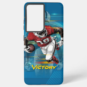 Step into Victory American Football    Samsung Galaxy S21+ Case