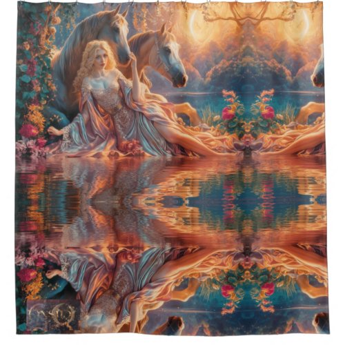 Step into warmth embrace the magic shower curtain