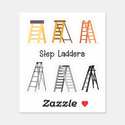 Step Ladder Stickers