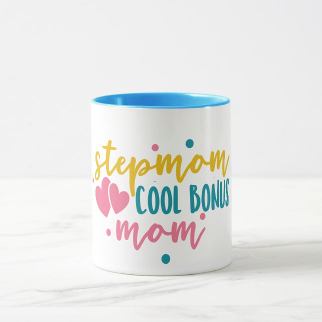 Step Mom Approved Mug - Personalized Gift Cup (Center)