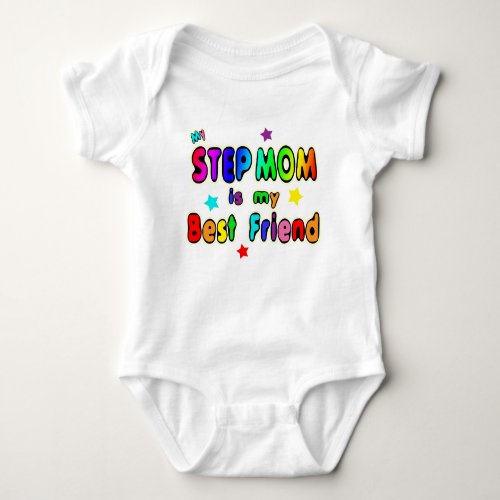 Step Mom Best Friend Baby Bodysuit