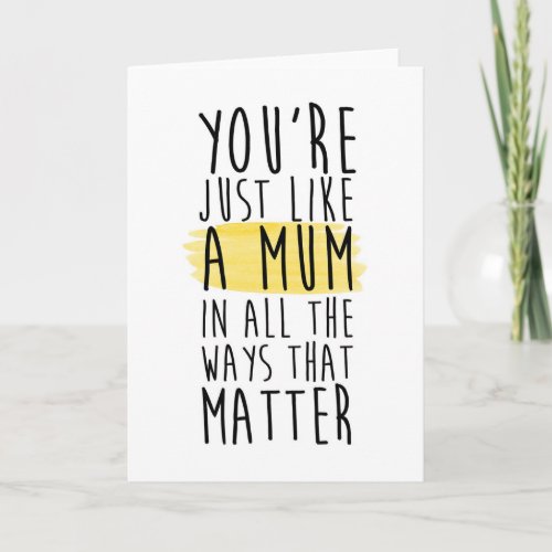 step mom mothers day card