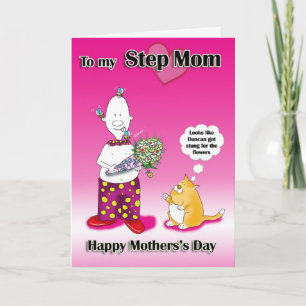Step Mom Mothers day card