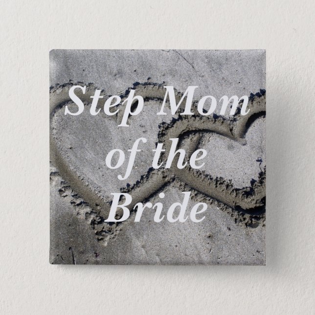 Step Mom Of The Bride Button (Front)