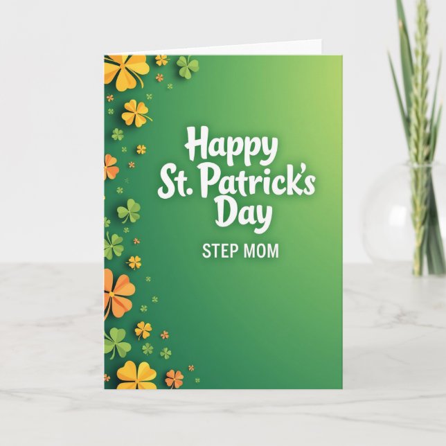 Step Mom St Patricks Day Card (Front)