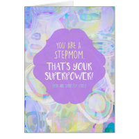 Step Mom Superpower Mother's Day Card
