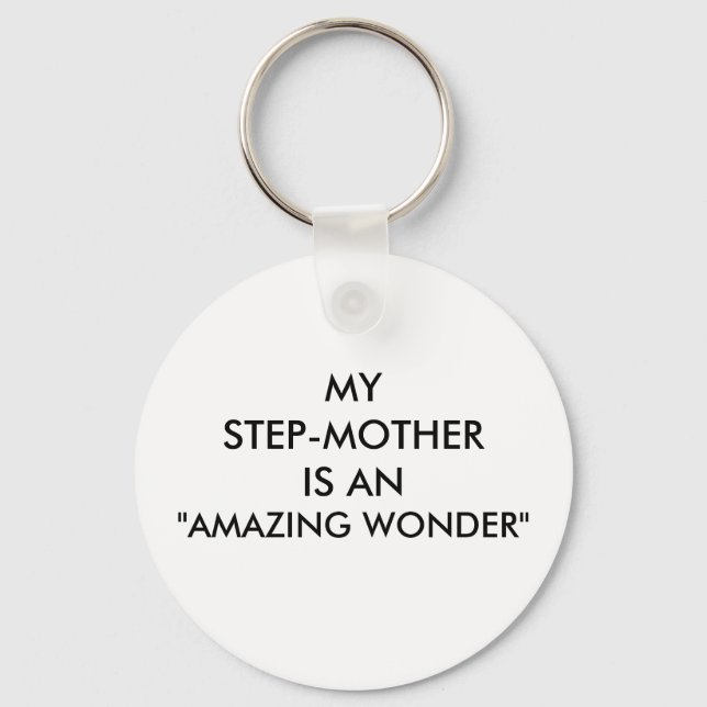 STEP-MOTHER "AMAZING WONDER" KEYCHAIN (Front)