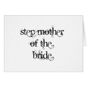 Step Mother of the Bride Cards