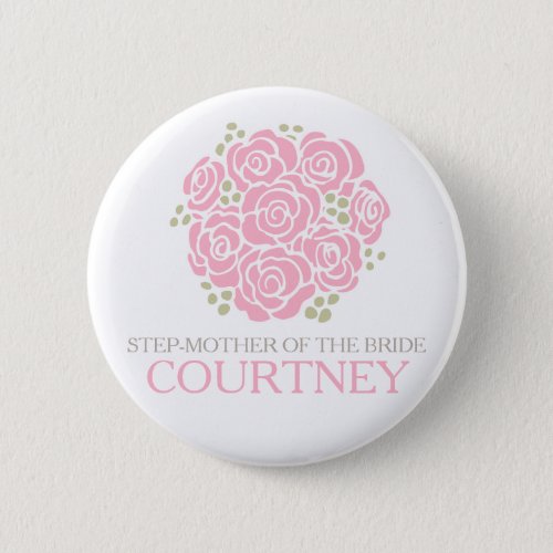 Step_Mother of the bride pink posy wedding pin