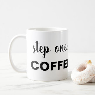 Step One COFFEE Mug