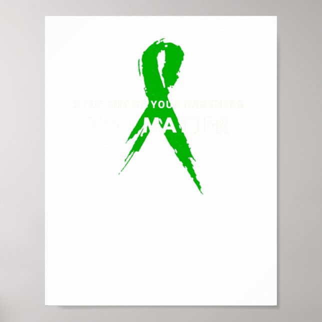 Step Out Of The Darkness You Sticker  Poster (Front)