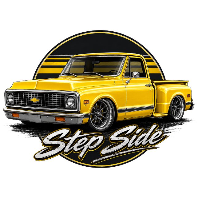 STEP SIDE - YELLOW T-Shirt (Creator Uploaded)