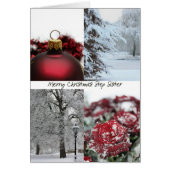 Step Sister Christmas Red Winter collage (Front)