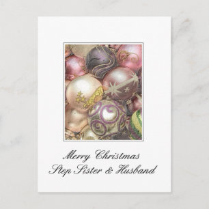 Step sister & Husband Merry Christmas card