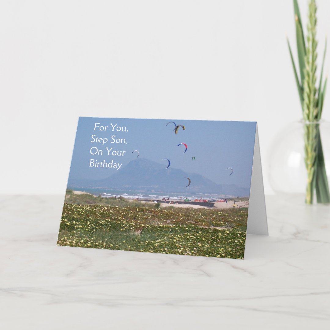 Step Son Birthday Card | Zazzle