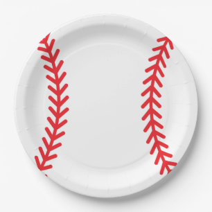 Step to the Plate! Baseball themed plates