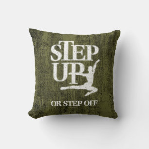 Step Up Or Step Off (Dance) Throw Pillow