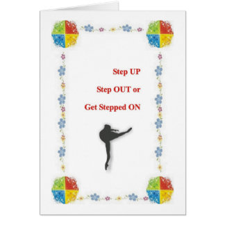Step Up Step Out Cards