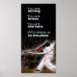 Step Up to the Plate Poster