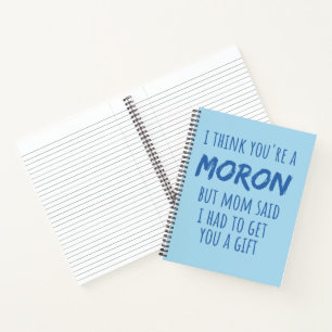 Stepbrother, Mom Said To Get You A Gift  Notebook